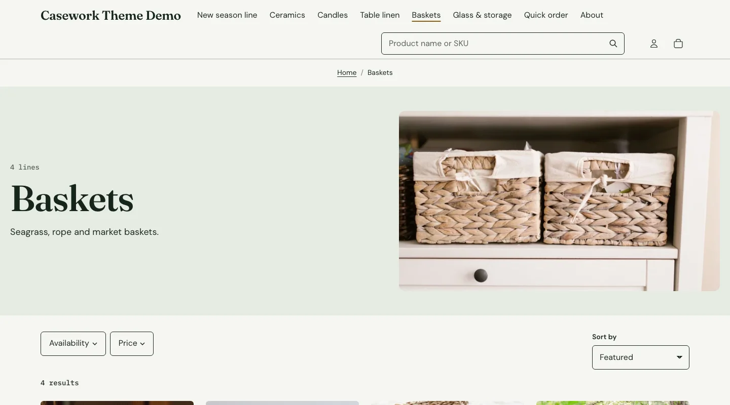 Make the collection easy to explore