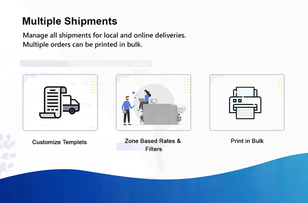 Print orders in different formats of Invoice, Job Sheet, Labels, Packing Slips, Picking List etc. theme preview
