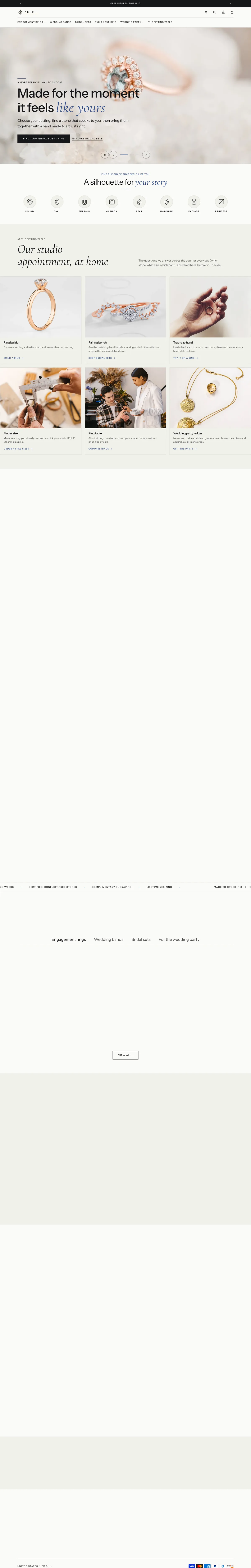 Aurel full storefront preview