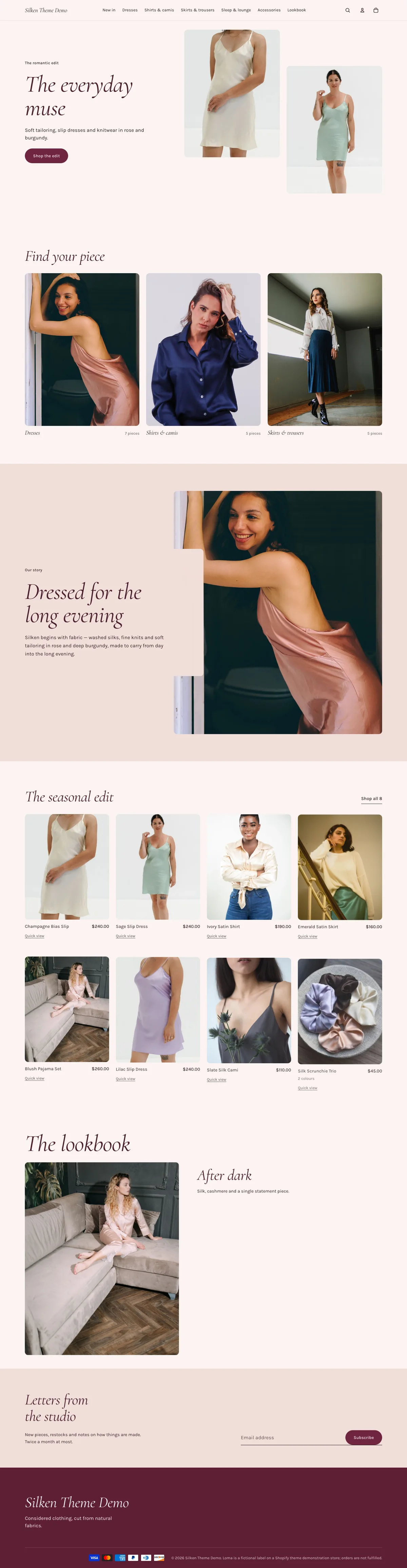 Silken full storefront preview